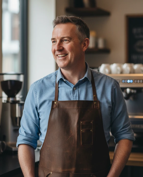 Professional Irish business owner